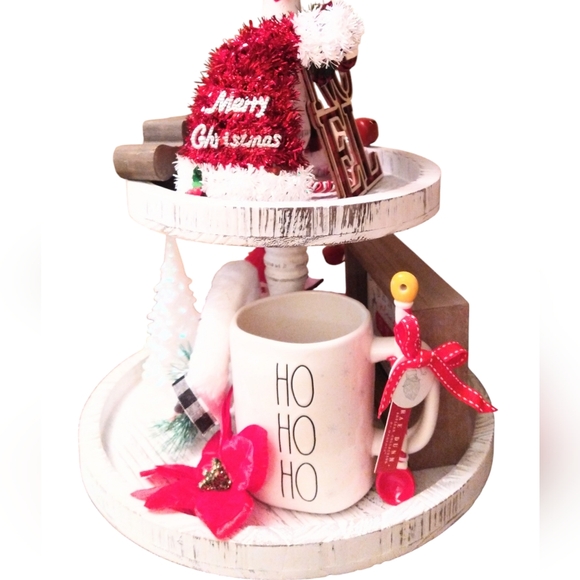 NEW Christmas Tiered Tray and Decor Rae Dunn Mug XTT3 - Picture 2 of 14